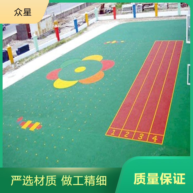 临沂市塑胶跑道材料塑胶地坪 - 方案