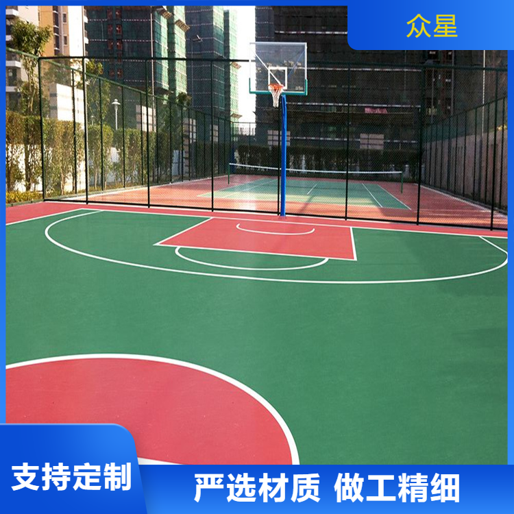 临沂市橡胶跑道篮球场硅PU - 推荐